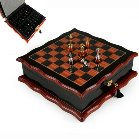 Красивые деревянные шахматы 176-004 Lefard 11x32x32 см