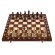 Шахи ручної роботи класичні дизайнерські фігури. Шахове поле 64 клітинки 48x48 см