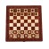 Игровой набор 3 в 1, Шашки Нарды Шахматы. Деревянный набор размером 35x35 см