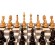Резные шахматы из дерева Madon C-123 Индийские с вкладкой (Indyjskie)