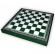 Шахматное поле-бокс с местом для укладки шахмат зеленое Nigri Scacchi CD33 33x33x4см