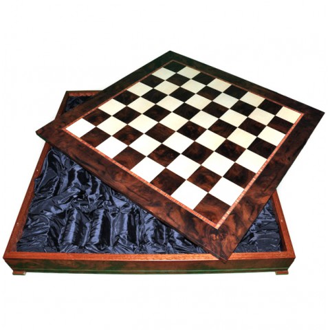 Шахматное поле-бокс с местом для укладки шахмат Nigri Scacchi CD64G 64x64x12см
