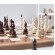 Шахматный набор подарочный Индийские доска складная шпон 49x49 см