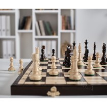 Сувенирные шахматы Клубные (Club) из граба 48 см CH150