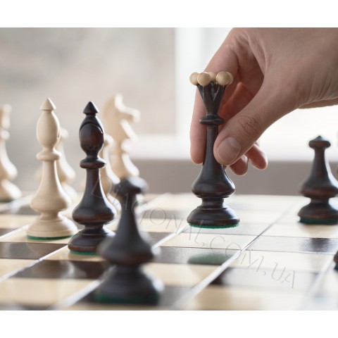 Оригинальные шахматы деревянные Бескид (Beskid) 46 см