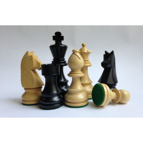 Фигуры шахматные Немецкий Стаунтон №6 черные