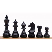 Большие шахматные фигуры Немецкий Стаунтон №7 черные