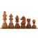 Настольные шахматные фигуры Немецкий Стаунтон №4 коричневые