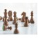 Шахматные фигуры из дерева Немецкий Стаунтон №5 коричневые