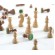 Шахматные фигуры из дерева Немецкий Стаунтон №5 коричневые