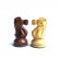 Фигуры шахматные с матча Фишер-Спасский коричневые