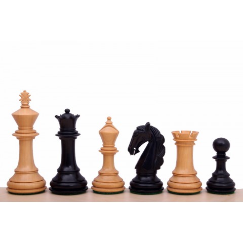 Шахматные фигуры из дерева Колумбийский конь №5 черные