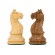 Красивые шахматные фигуры Оксфорд №6 коричневые