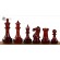 Резные шахматные фигуры №6 красное дерево