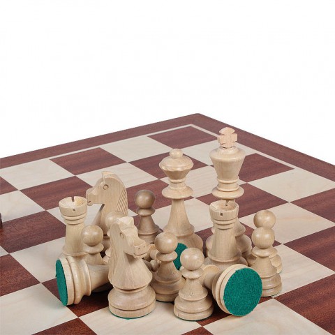 Шахматы фигуры Стаунтон (Staunton) №6 в пакете CHW27