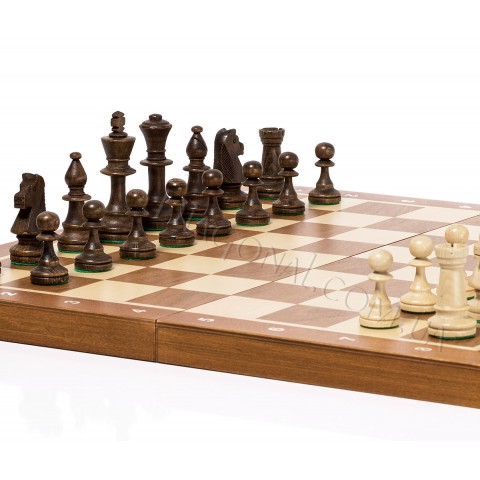 Деревянные турнирные шахматы №5 из граба CHW42