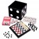 Игровой набор Кубик 5 в 1 Duke карты, шахматы, шашки, домино и кости