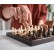 Шахматный набор подарочный 3 в 1, Деревянные шахматы не большого размера 27x27 см