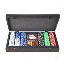 Набор для покера в деревянном футляре 39x22 см