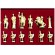 Красивые шахматы Manopoulos Греко-римские коричневые 44х44 см