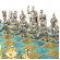 Оригинальные шахматы Manopoulos Греко-римские S11TIR бирюзовые 44х44 см