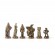Особенные шахматы спартанский воин в деревянном футляре коричневые 28x28 см