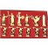 Шахматы Manopoulos красные S17RED Олимпийские игры 54x54 см