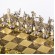 Коричневый шахматы Manopoulos S19BRO Троянская война 54x54 см