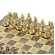 Шахматы византийская империя в деревянном футляре коричневые 20x20 см