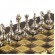 Набор шахматный классический в деревянном футляре черный с 28x28 см