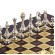 Шахматы классические в деревянном футляре красные 28x28 см