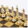 Шахматы в деревянном футляре коричневые классика 44x44 см