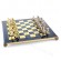 Шахматы подарочные в деревянном футляре Manopoulos S5BLU Геркулес 36х36 см