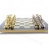 Шахматы подарочные в деревянном футляре Manopoulos S5BLU Геркулес 36х36 см