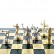 Уникальные шахматы дискобол в деревянном футляре зеленые 36x36 см