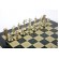 Шахматы минойский воин в деревянном футляре Зеленые 36x36 см