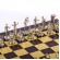Шахматы минойский воин в деревянном футляре Красные 36x36 см