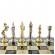 Шахматы Ренессанс в деревянном футляре зеленые 36x36 см