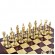 Manopoulos S9RED шахматы Ренессанс-Рыцари в деревянном чехле 36x36 см