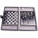 Шашки шахматы нарды 3 в 1 SG1150 Duke в кожаном кейсе