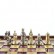Шахматы дорожные византийская империя в деревянном футляре красные 20x20 см