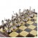 Шахматы подарочные коричневые Manopoulos SK4BRO Троянская война 36х36 см