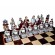 Фигуры шахматные Nigri Scacchi Римляне и египтяне extra size