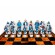 Фигуры шахматные Nigri Scacchi Битва при Геттисберге medium size