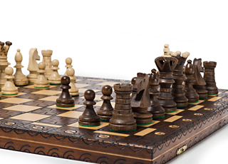 Подарочные деревянные шахматы Роял (Амбасадор) 54 см CHW2